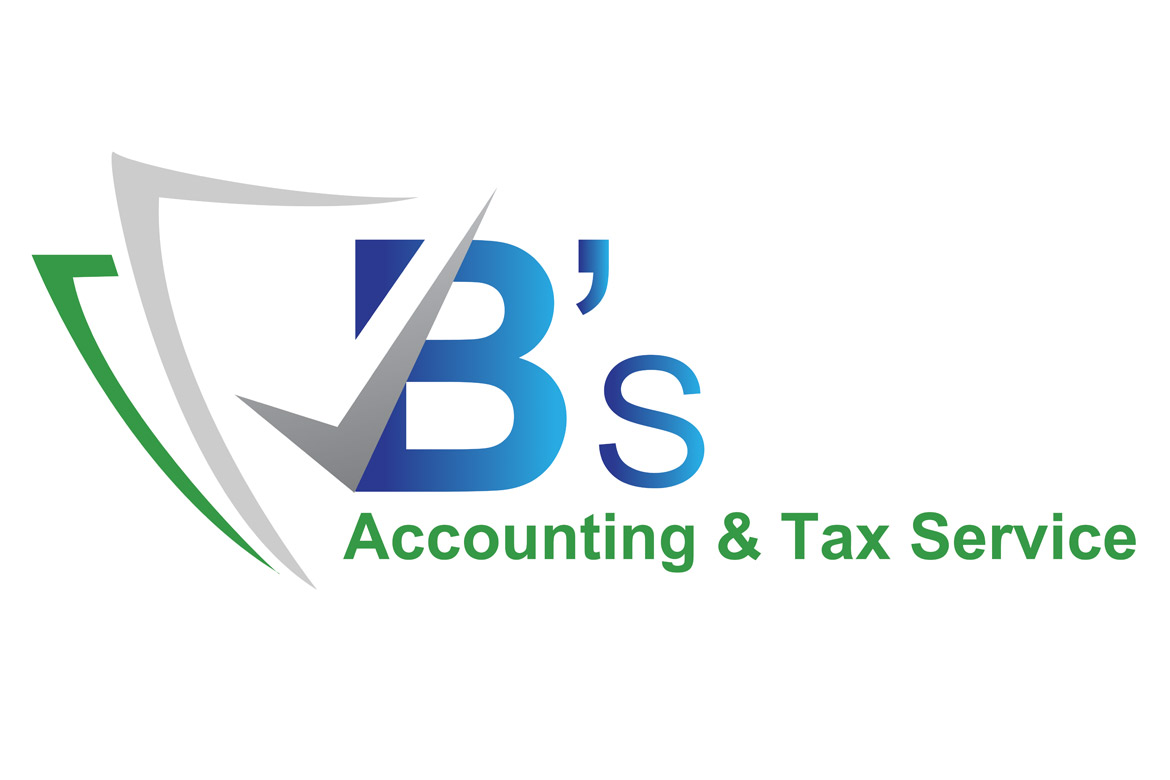 B's accounting & tax services logo design